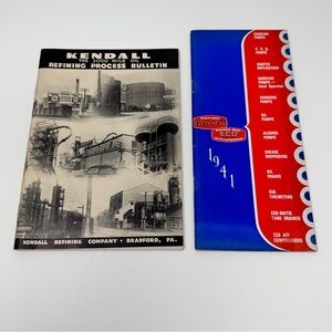 Vintage 1941 Kendall Oil and Bennett Automotive Equipment Booklets